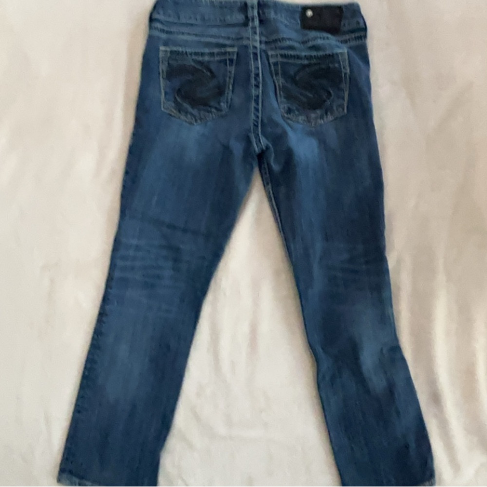 Women’s Silver Brand Denim Capris - Picture 5 of 5